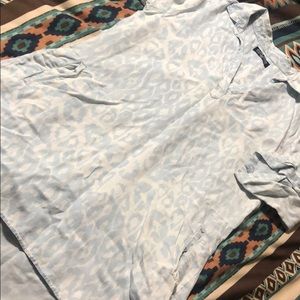 Crazy train leopard denim dress/tunic